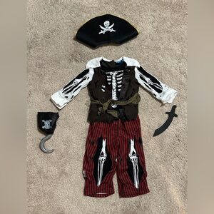 The Children's Place Pirate skeleton toddler boy Halloween costume